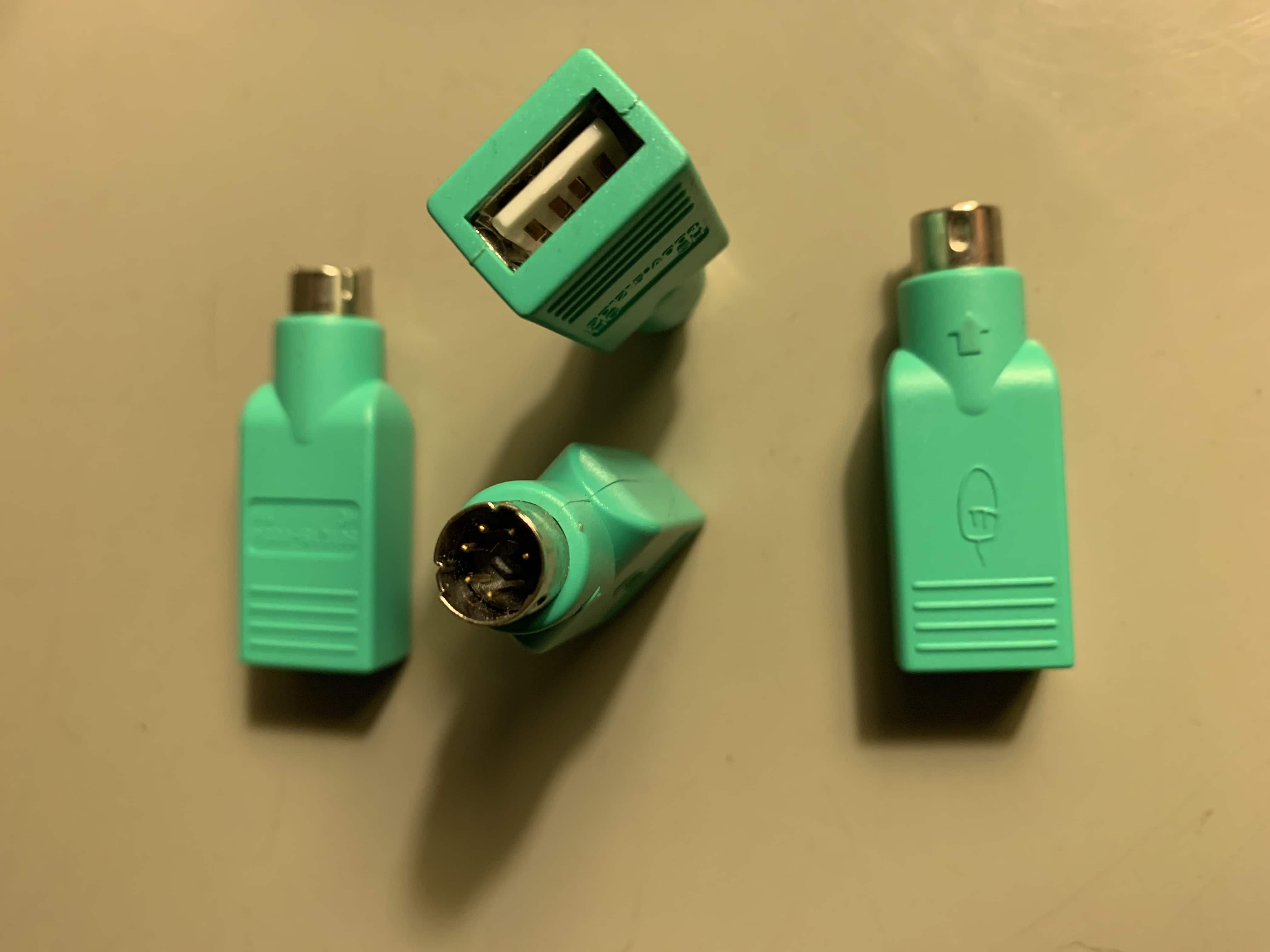 adaptery do myszki  USB do PS/2	8