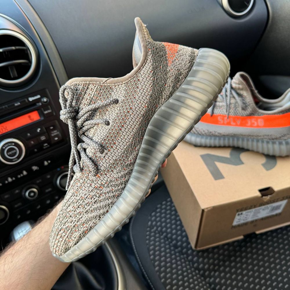 Чоловічі жіночі кросівки изи adidas YEEZY Boost 350 V2 Dark Beluga