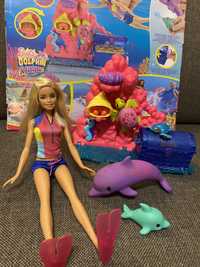 Barbie Dolphin Magic Skarby Oceanu z Lalką