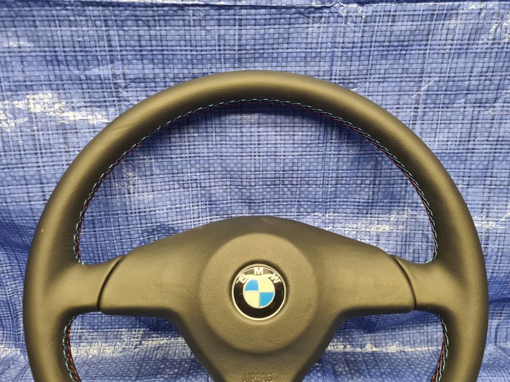 KIEROWNICA skórzana 3-ramienna airbag m-pakiet BMW E36 oryginał