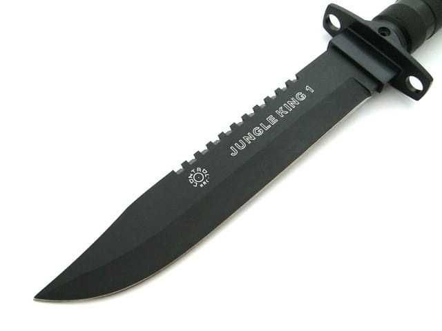Wielki, wytrzymały nóż wojskowy rambo taktyczny pokrowiec 35cm N-266C