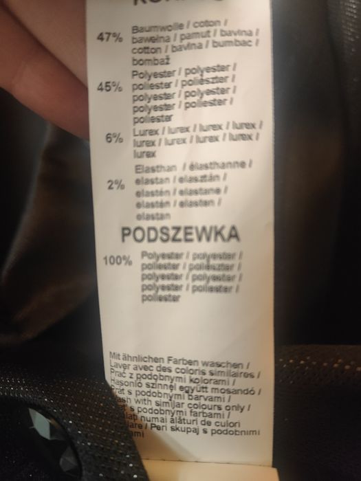 Śliczna czarna marynarka