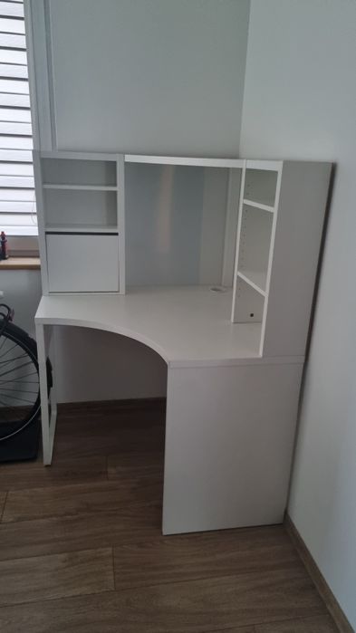 Biurko narożne ikea białe