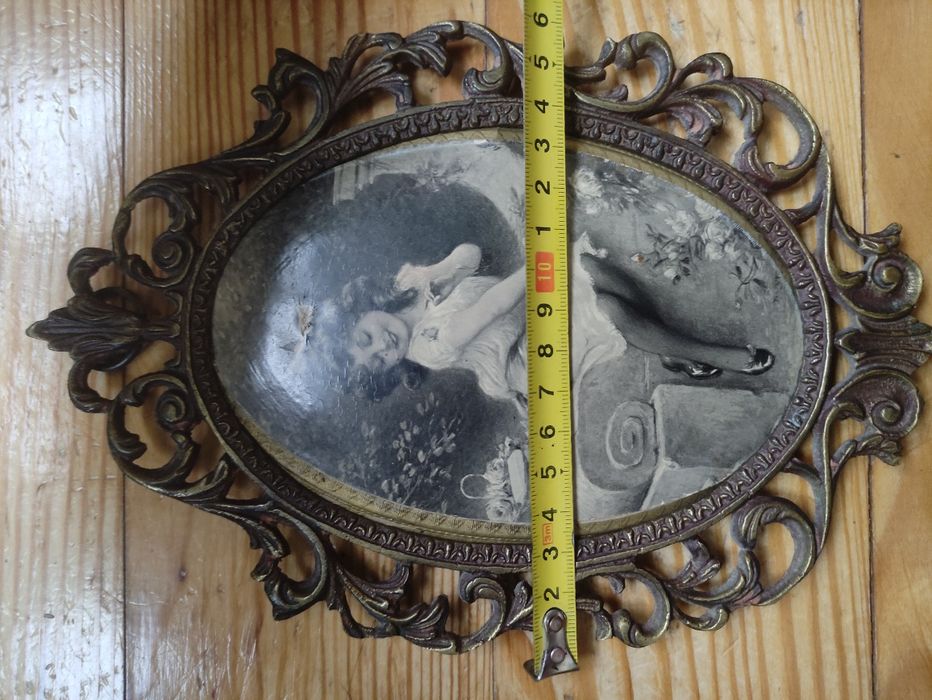 Рамка для фотографий начало 20 века. Латунь