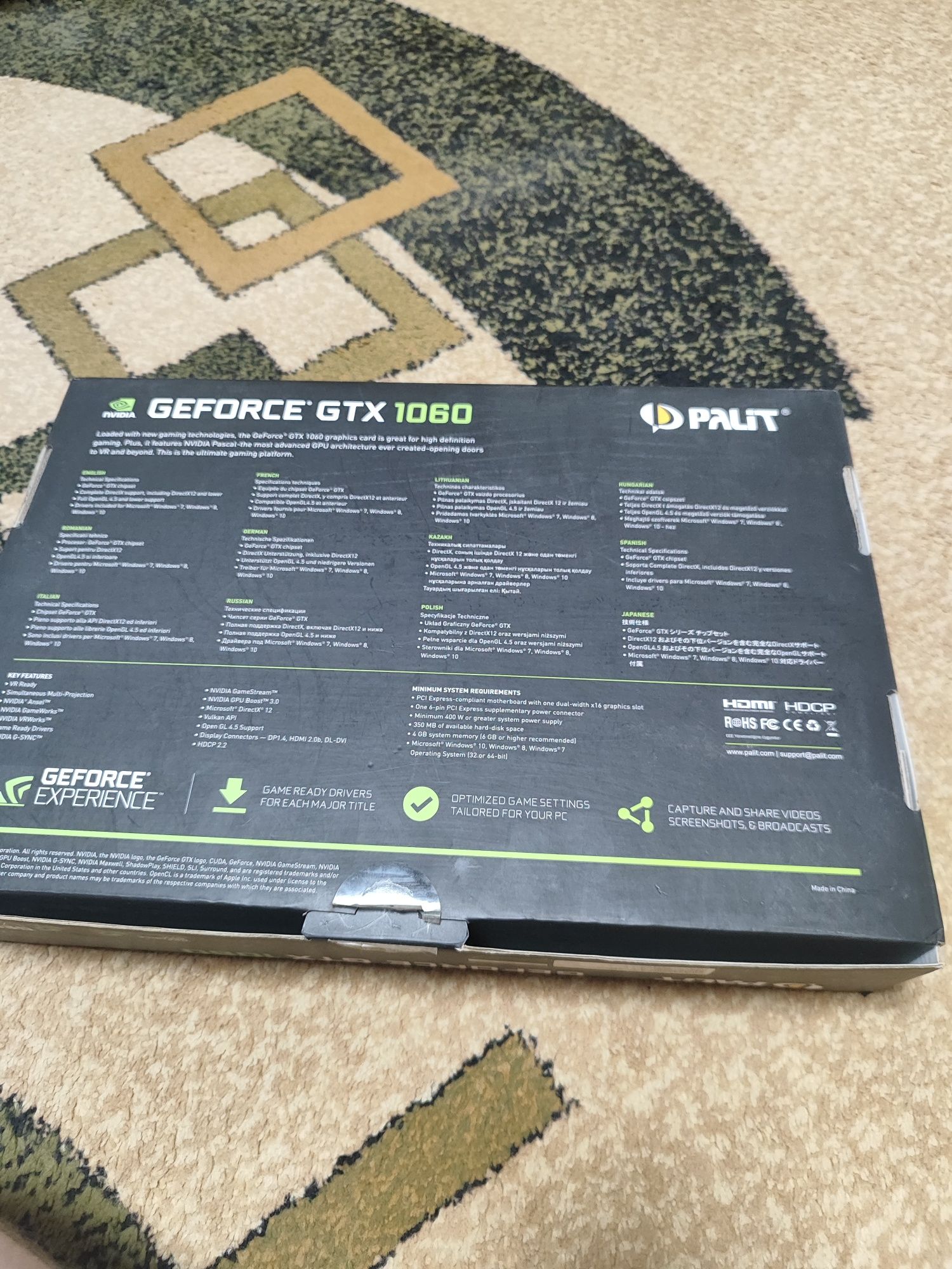 Відеокарта Palit Geforse gtx1060