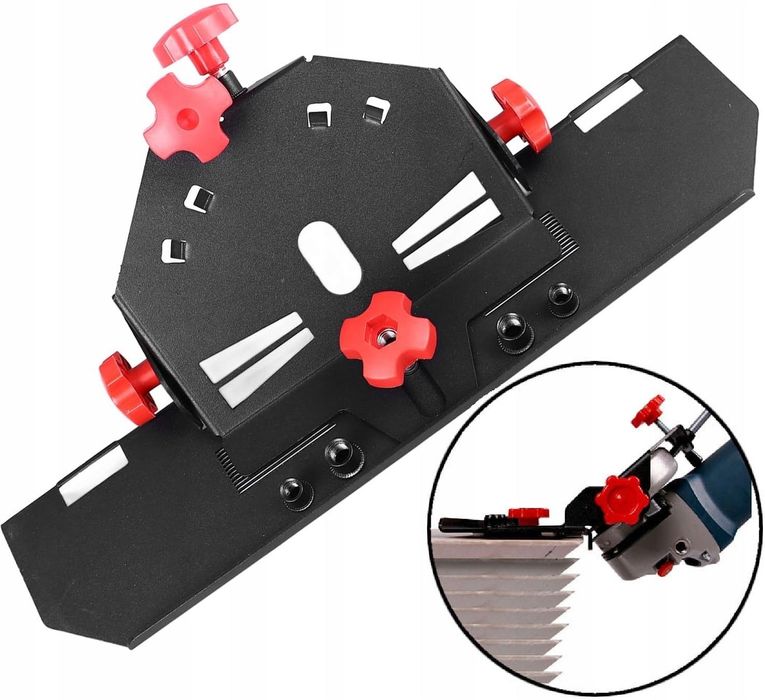 Przystawka szlif. kątowej do cięcia płytek gresu POD KĄTEM 45° SLIDER