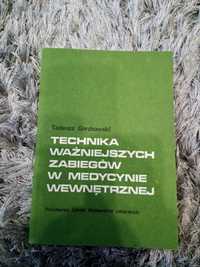 Książka Technika ważniejszych zabiegów w medycynie wewnętrznej