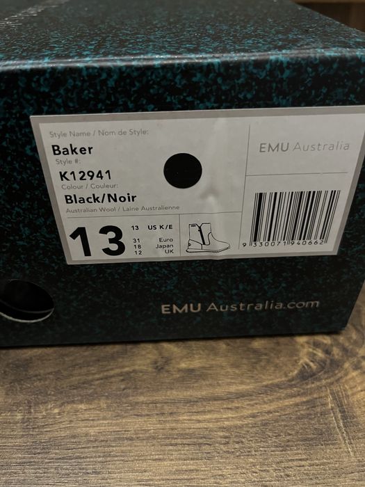 Дитячі шкіряні зимові черевики Emu Australia