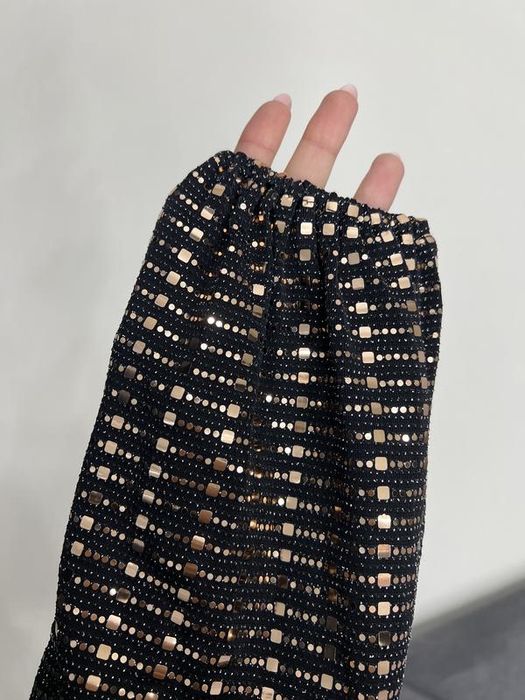 Блискучий боді бодик боди бодік з рукавом з блистівками новорічний