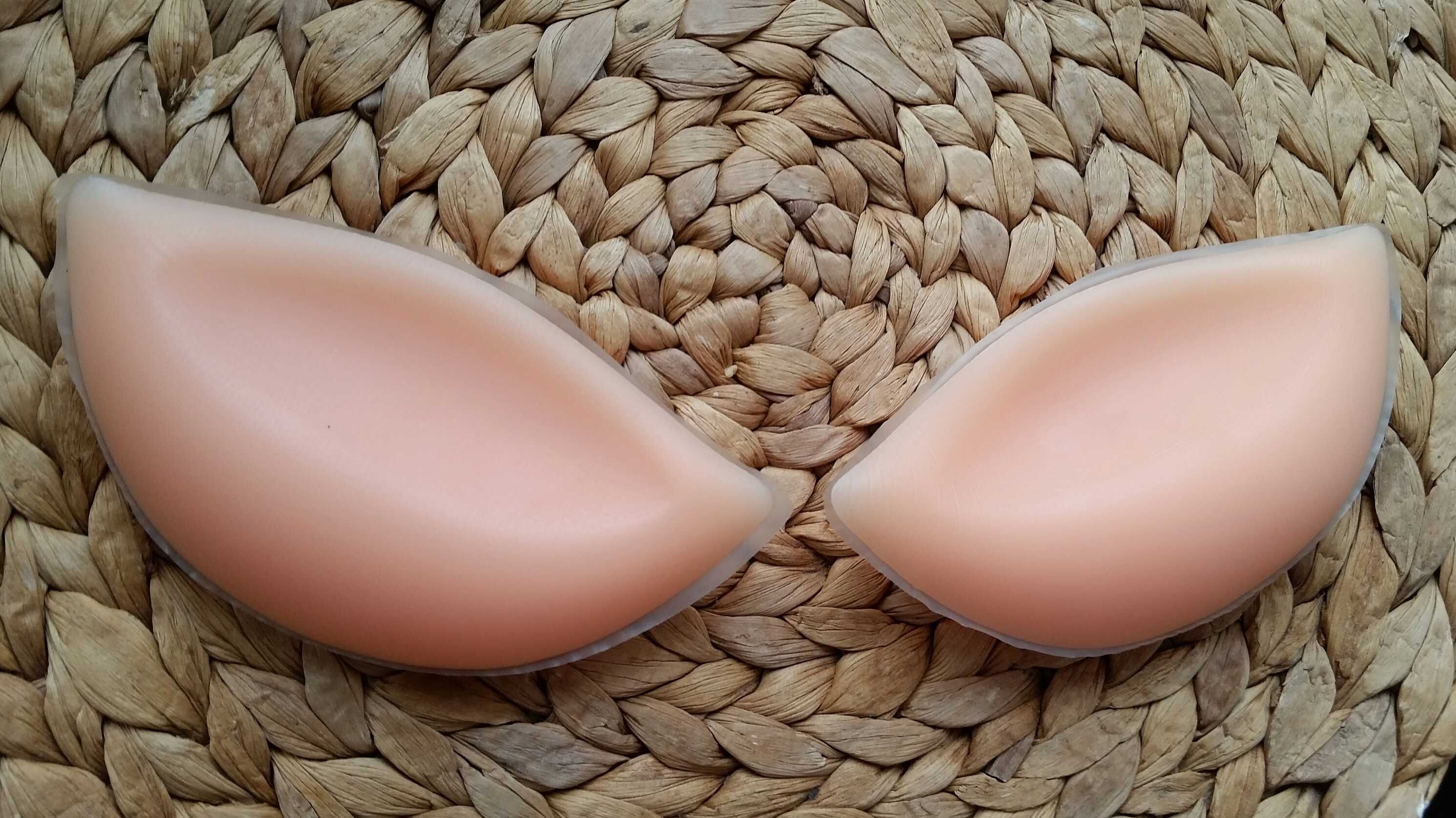 Wkładki silikonowe do biustonosza maxi push-up