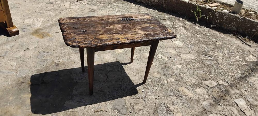 Mesa de centro rústica