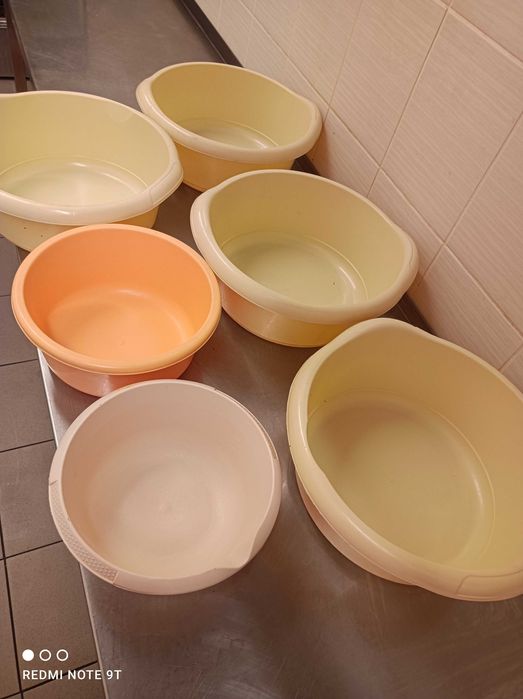 Miski plastikowe 6sztuk