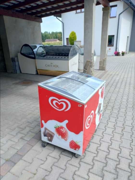 Zamrażarka przeszklona witryna