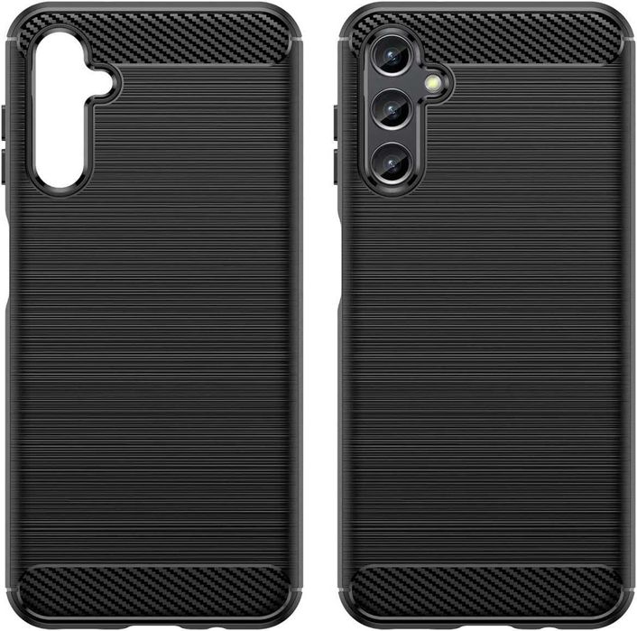 Etui Carbon do Samsung Galaxy A14 4G / A14 5G + Szkło Hartowane