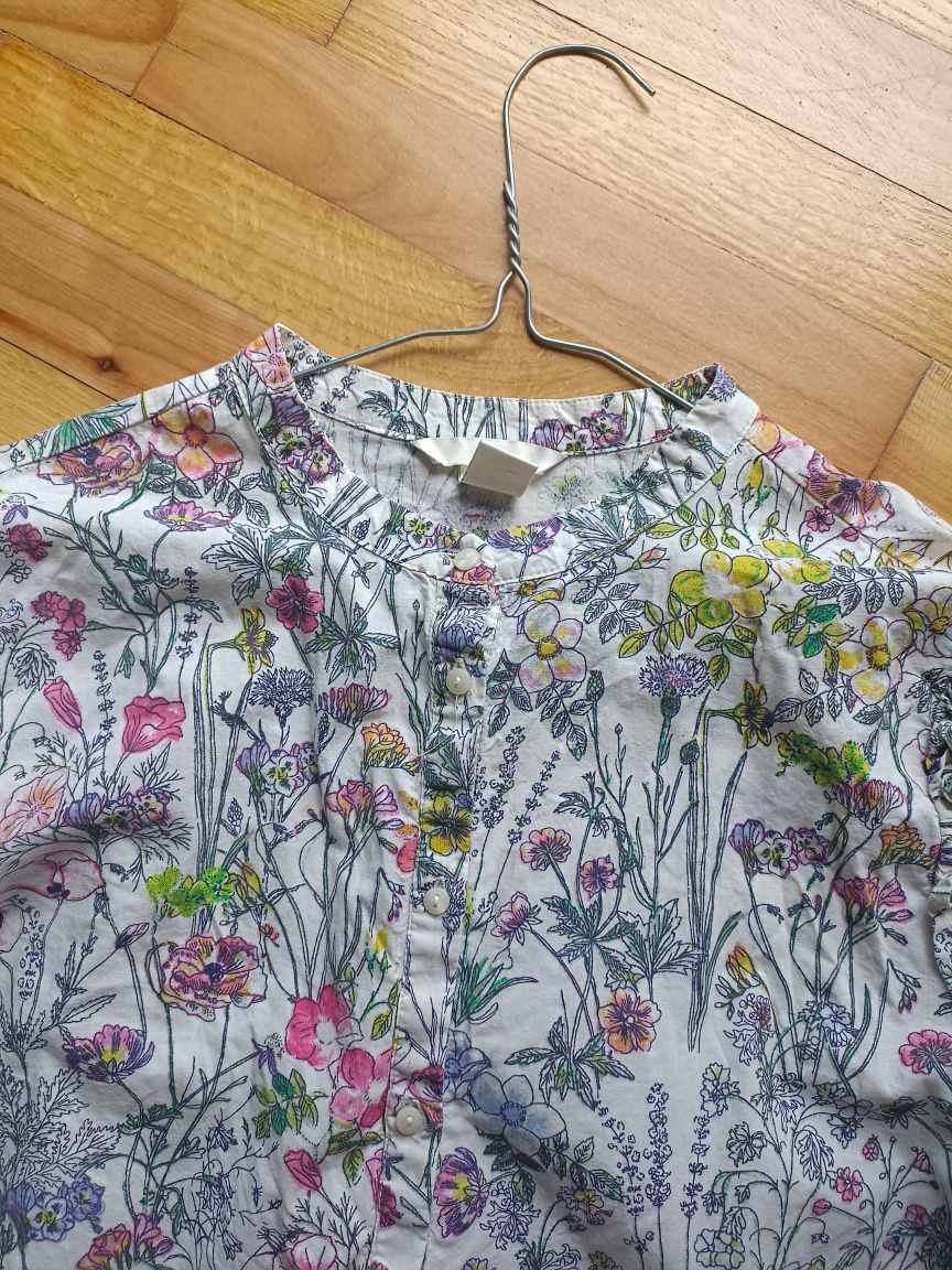 Koszula w kwiaty H&M 40/L
