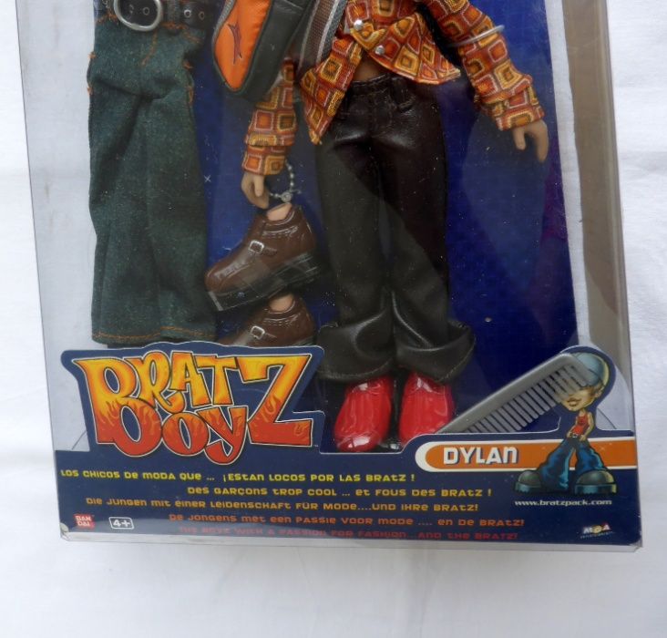 Boneco brinquedo Bratz Boy Dylan 2002 Bandai