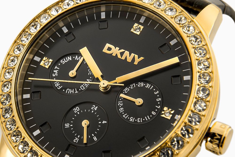 zegarek damski dkny parsons multi glitz dk1l055l0025 + box