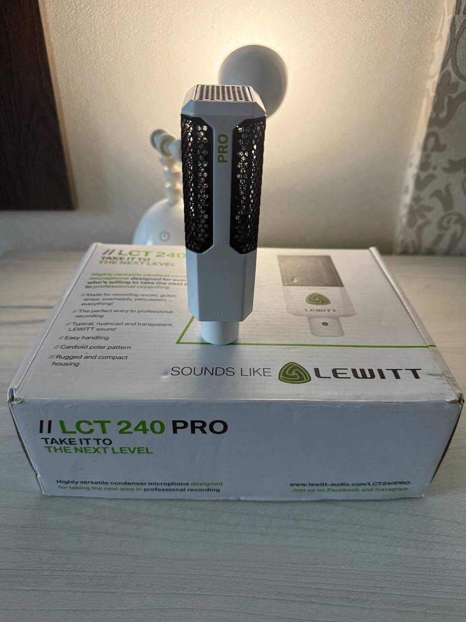 Студийный микрофон Lewitt LCT 240 PRO ValuePack White