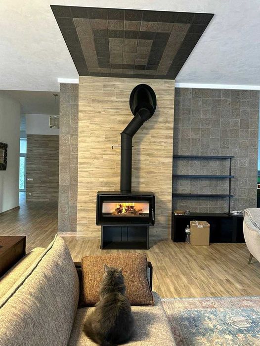 Сучасні каміни на дровах + монтаж камінів • піч камін