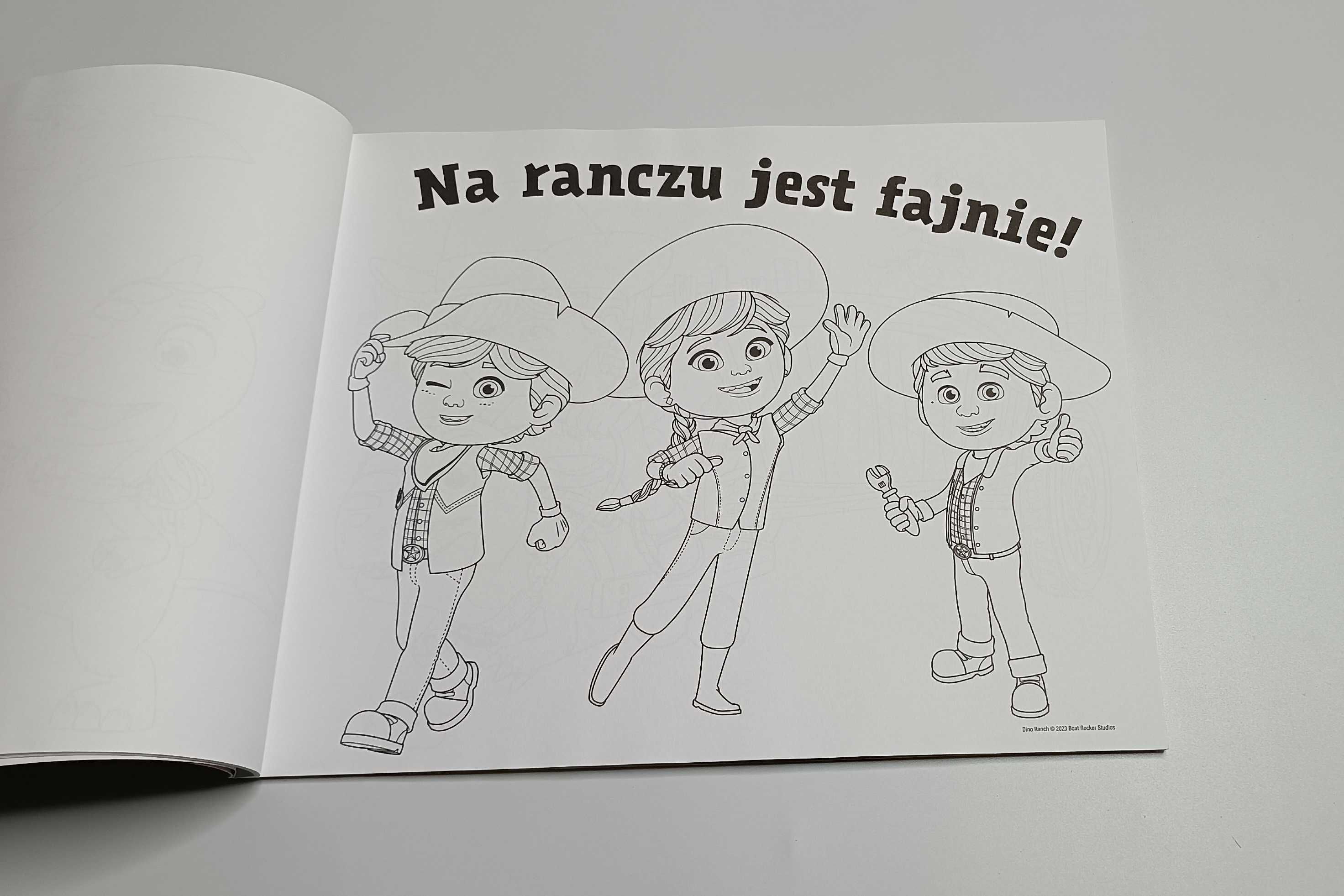 Dino Ranch. Zabawa w kolory. Naprzód, dinozaurrry!