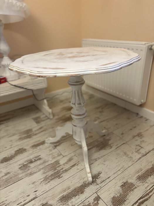 Stolik kawowy shabby chic prowansja bielony