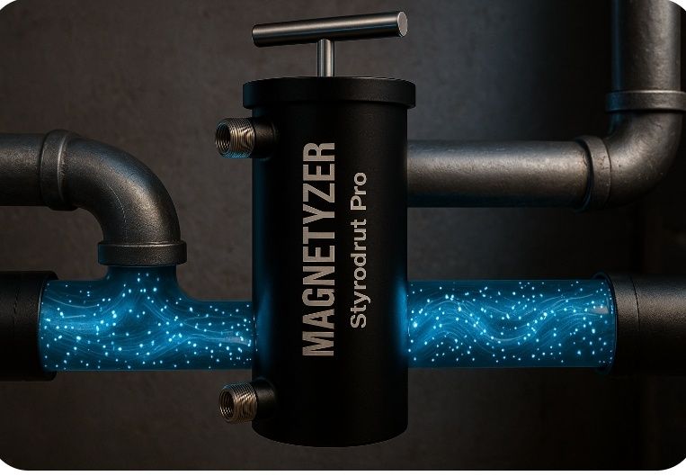 Magnetyzer Filtr Magnetyczny Styrodrut PRO55 3/4 duży 55 cm x 11.5 cm