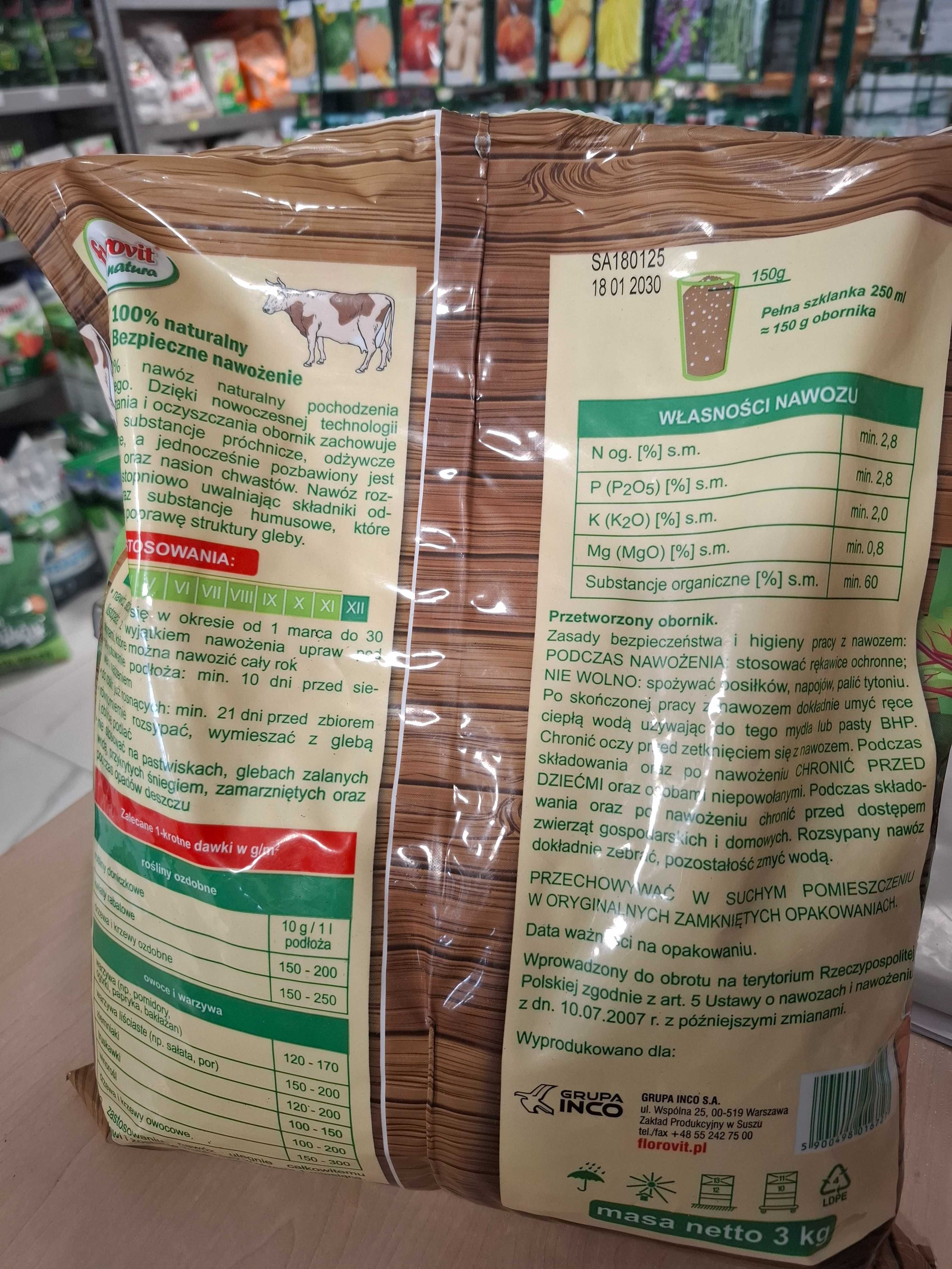 obornik bydlęcy granulowany 5 l