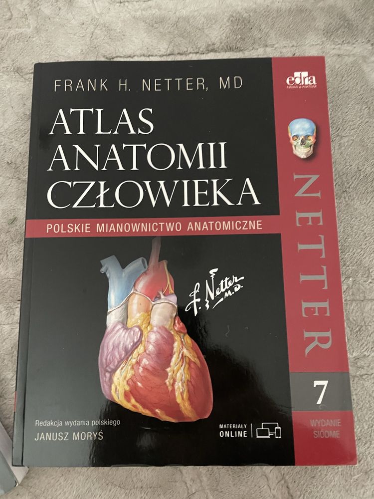 Nowe. Atlas anatomia Netter z kolorowanka