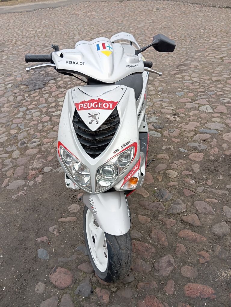 Peugeot Speedfight2 Śilnik Stator Cylinder Wał Owiewki Sztyca Wydech