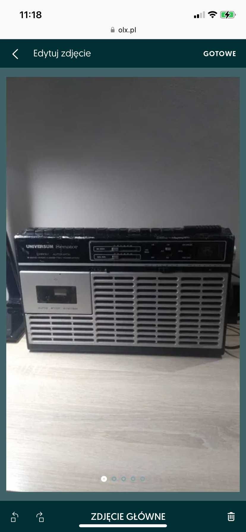 UNIVERSUM Senator CTR-2360 radiomagnetofon vintage