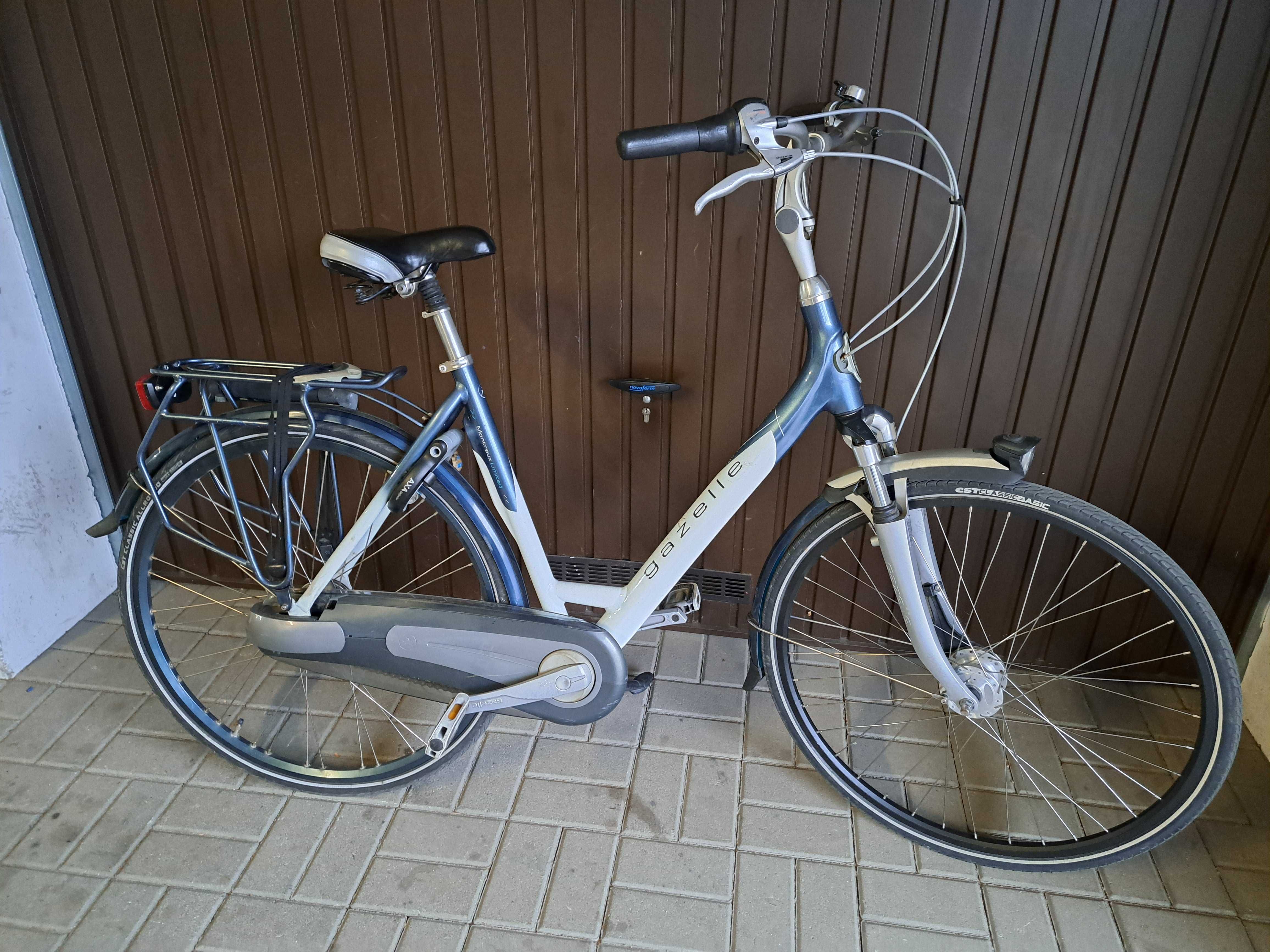 Gazelle aluminiowy rower miejski rama na wzrost 160-180 mega wygodny