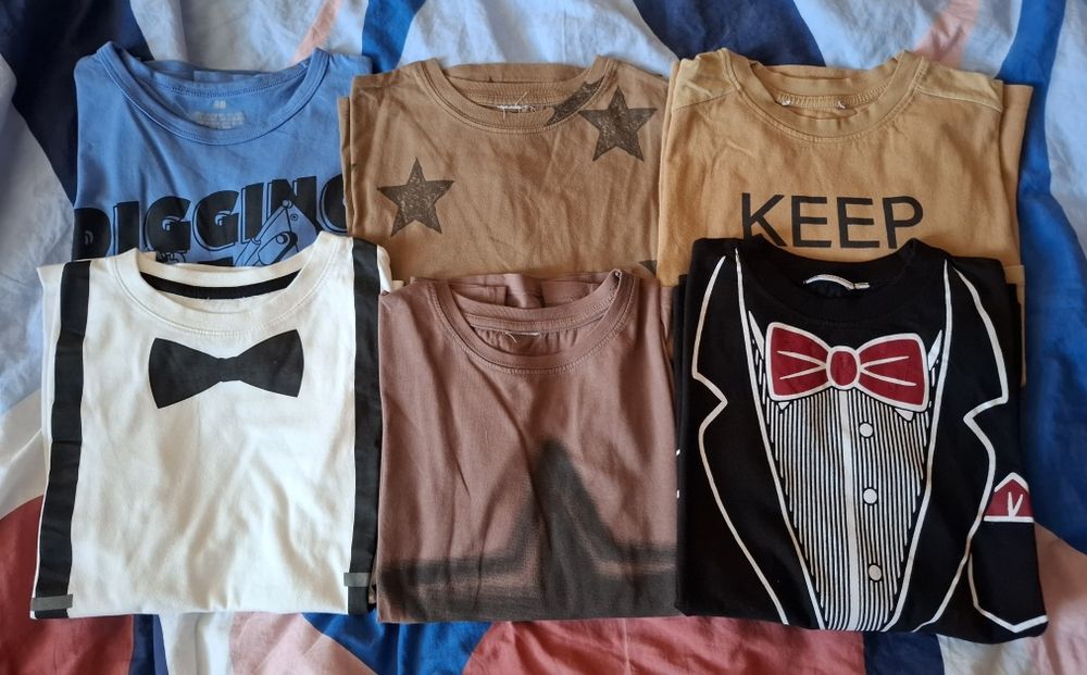 T-shirty długi rękaw r.134/140