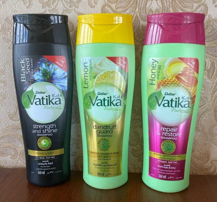 Шампунь Ватіка Vatika "Захист від лупи" лимон та йогурт 360 мл Єгипет