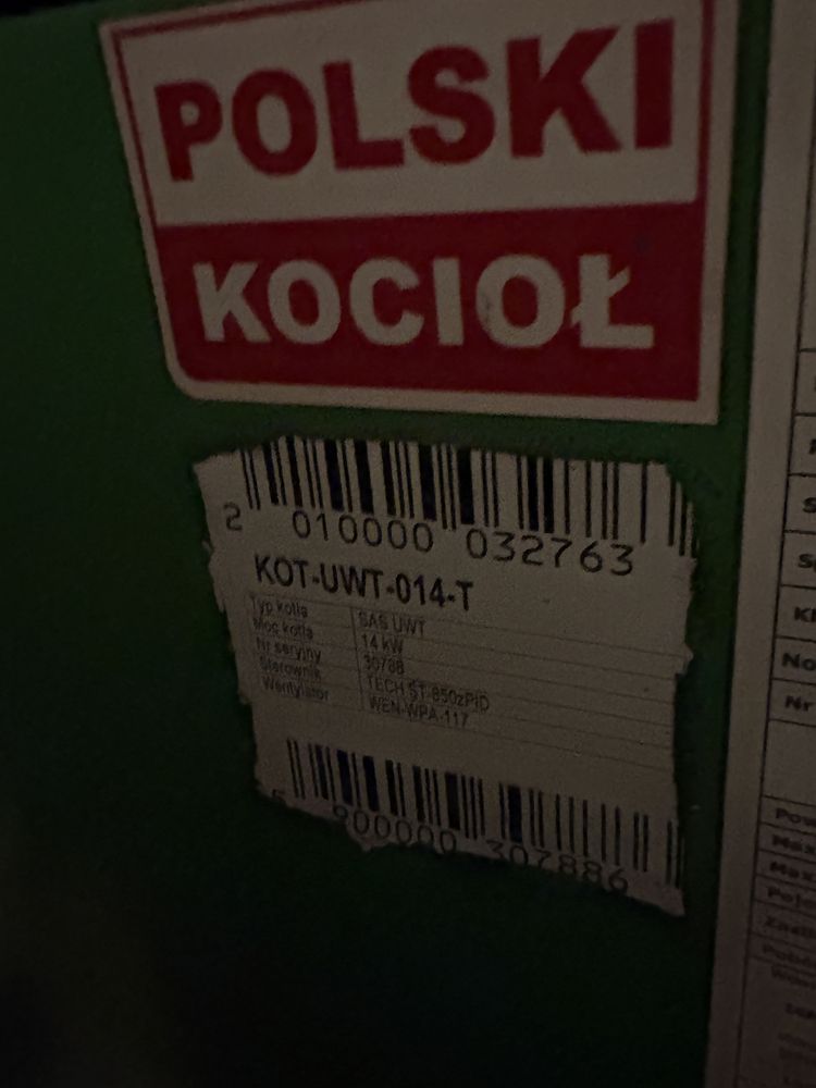 Sprzedam piec węglowy SAS 14kW
