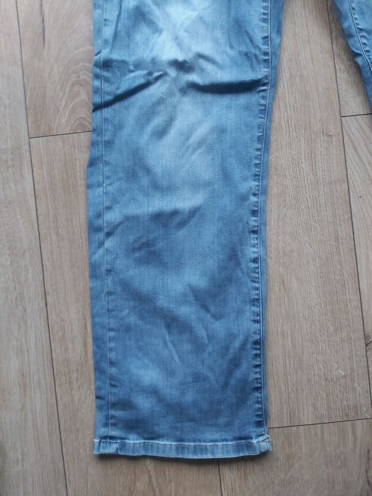 Jeansowe spodnie ciążowe rozm XL/XXL