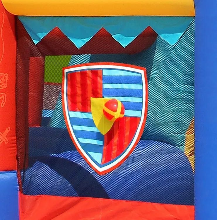 Dmuchany Zamek GRYFA z Trampoliną + Dmuchawa – Frajda dla Dzieci!