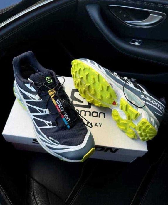 (БЕЗ ПЕРЕДОПЛАТИ)Salomon XT-6 Adv Blue Green Gore-Tex Соломони сині