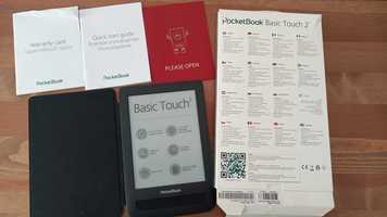 PocketBook Basic Touch 2 PB625 działający czytnik ebook'ow wraz z etui