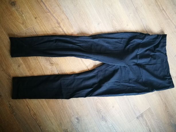Spodnie czarne ciążowe legginsy