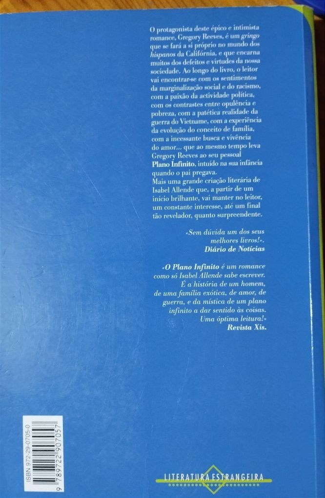 O plano infinito Isabel Allende