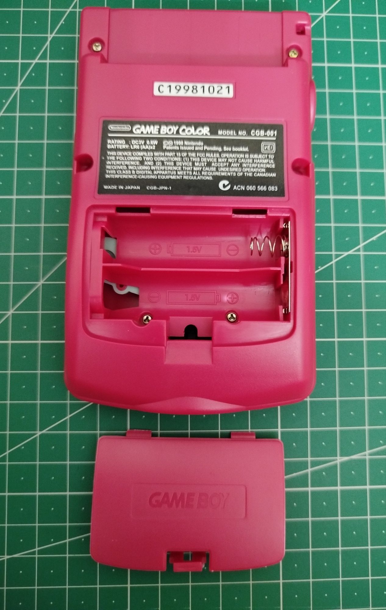 Carcaça Game Boy Color Vermelha