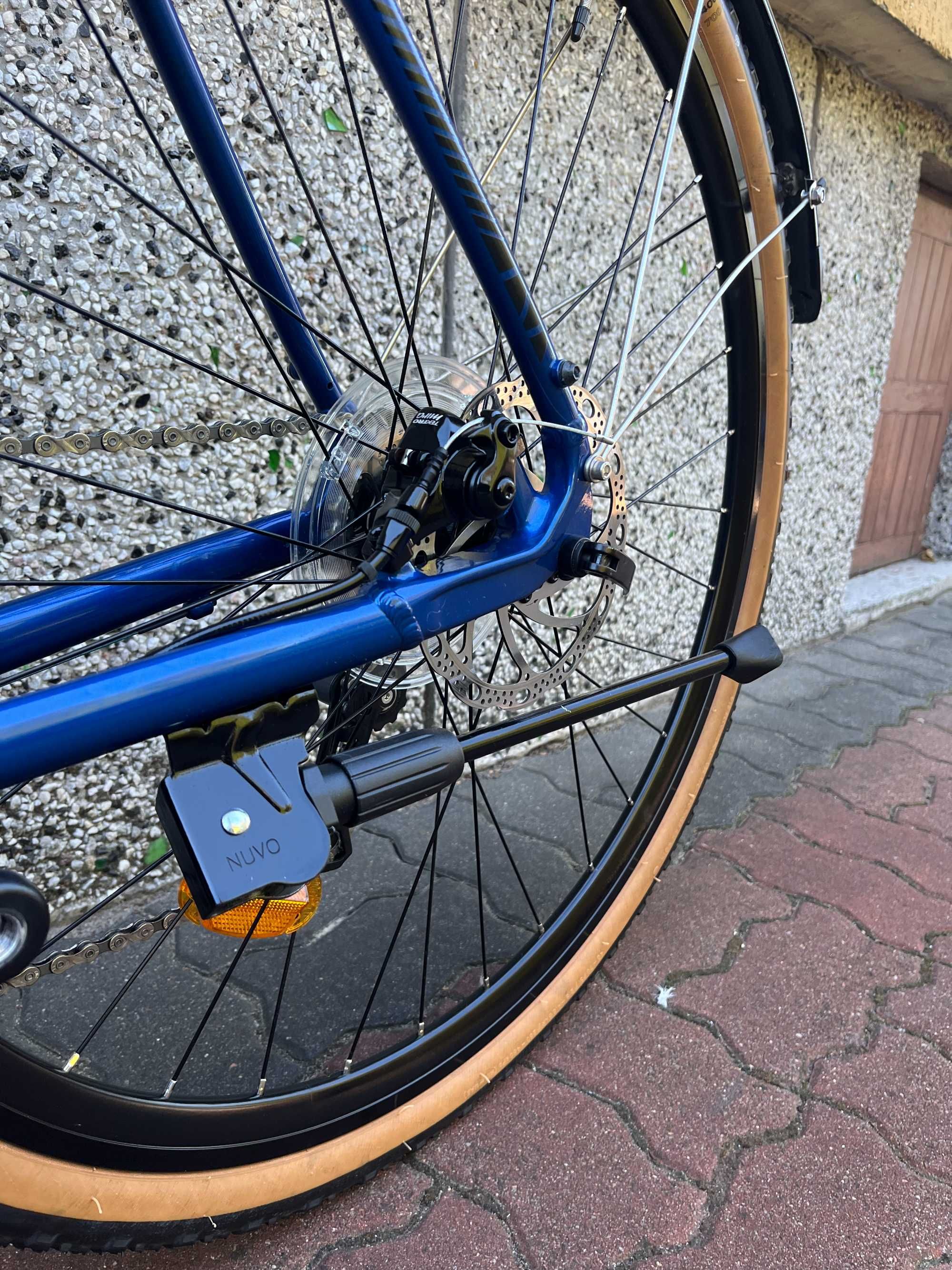 Jak nowy gravel MUSTANG | SHIMANO CLARIS | TARCZE | 28" | 58CM!