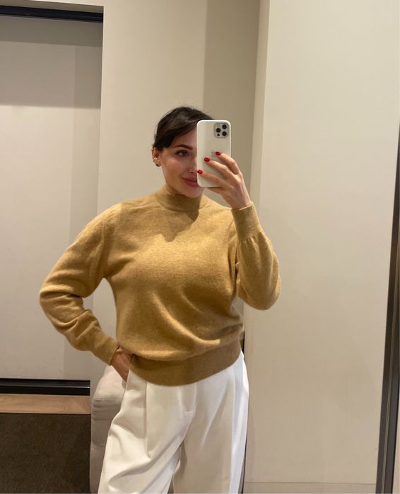 100 % кашемір светр гольф Xs