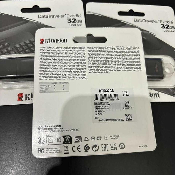 Pen Drive Kingston 32gb USB 3.2 DataTraveler Exodia Original