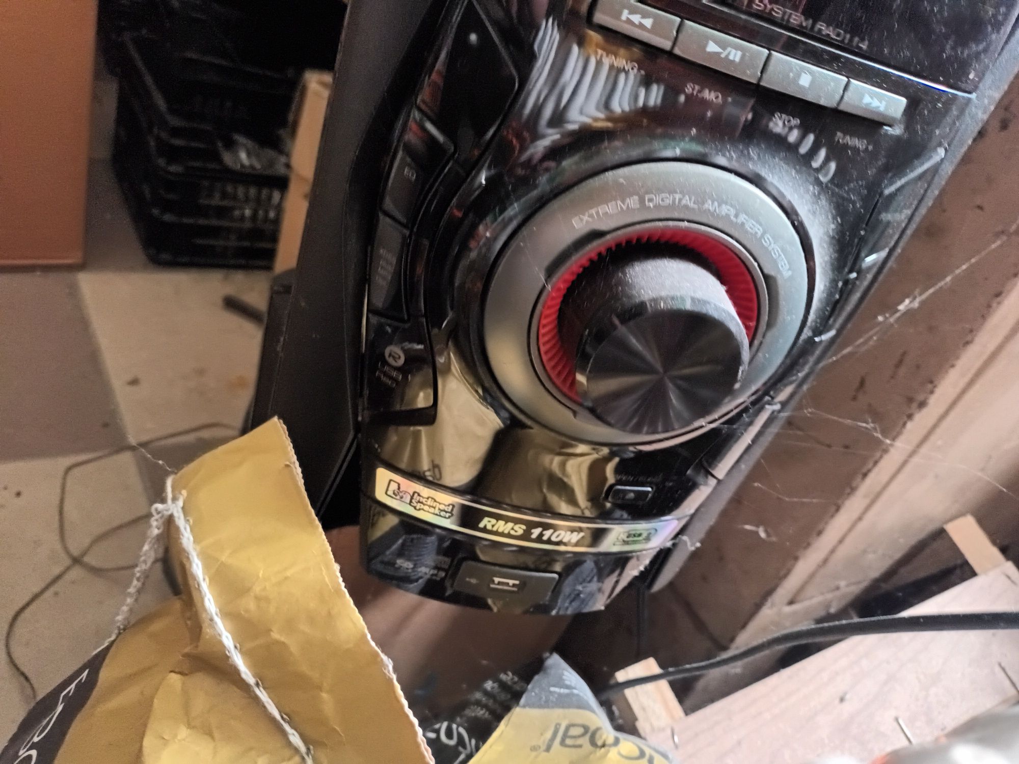 Wierzą stereo LG 110 wat 2 głośniki kompletna