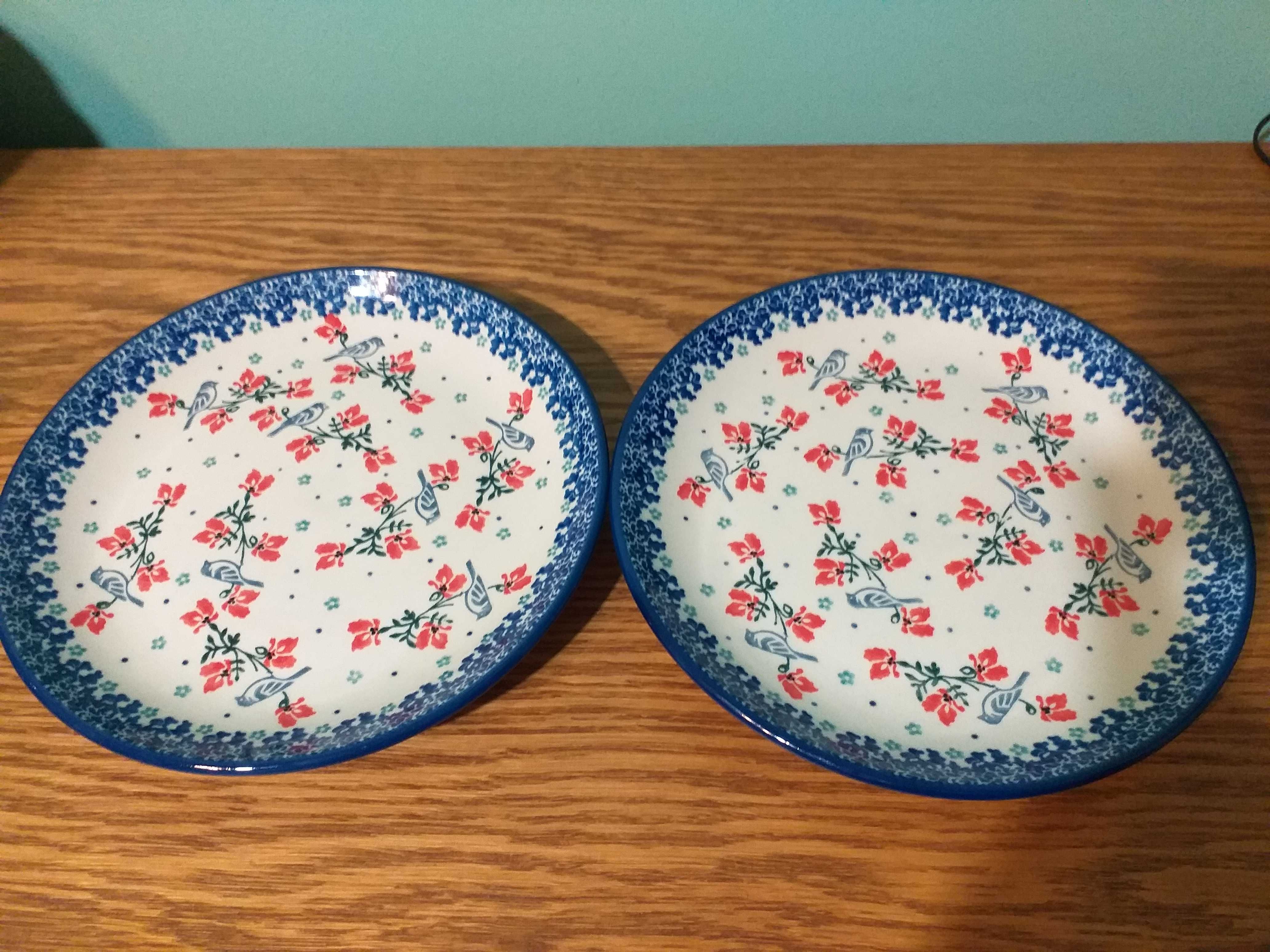 2 Talerze sniadaniowe 20cm GAT1 Ceramika Art. Boleslawiec