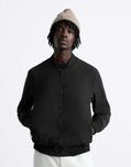 Куртка Zara бомбер легкий 3918 400 black Xxl