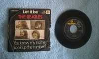 Disco vinil single 45 rpm dos BEATLES