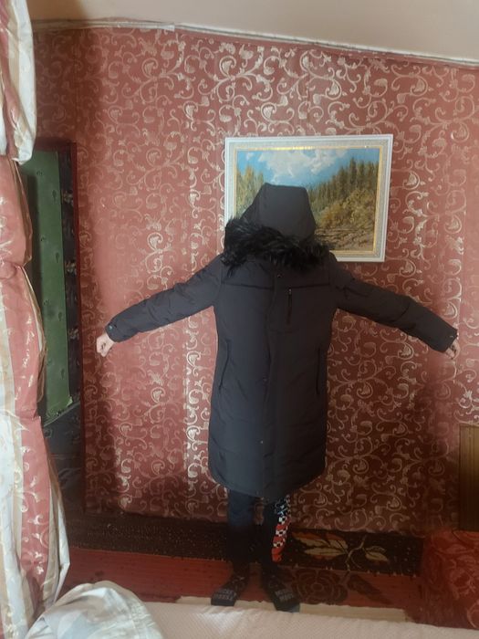 Длинная  мужская на  синтепоне курточка