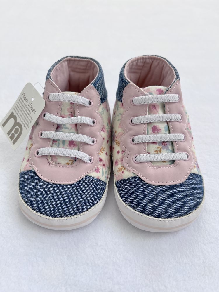 Пинетки-кроссовки для девочки до 12 мес  eur19 (uk3) Mothercare